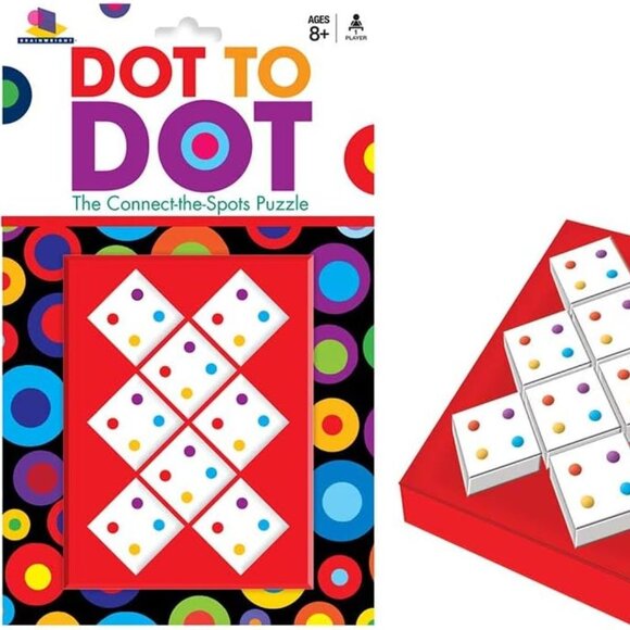 Brainwright Games Ceaco Dot to Dot The Connect The Spots Puzzle New 8+ - Picture 1 of 2